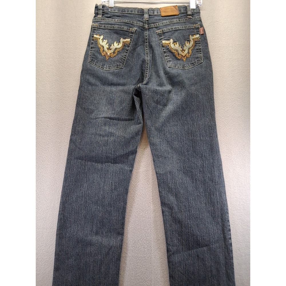 Vianey Lady Arsacima Women Jeans Straight Cut Mid‎ Rise Size 11